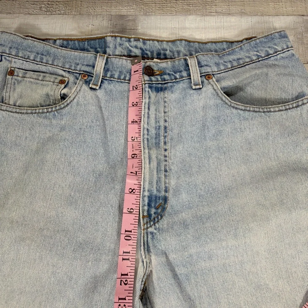 Vintage Levis 505 Jeans Mens Size 38x32 Light Wash Made In USA 90's  Denim Pants